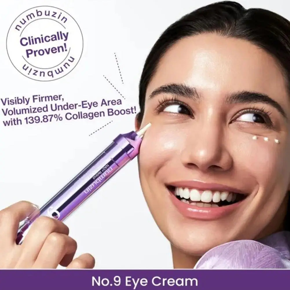 Numbuzin9+NAD+ Ultrasonic Serum Eye Cream Deep Nourish Hydrate Firm Fade Lines Anti Aging Eye Care Dark Circles