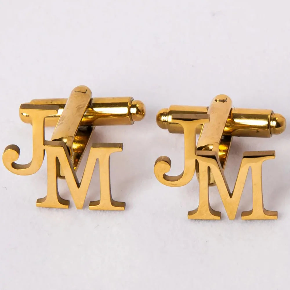 How to purchase custom cufflinks?  Choose your preferred font and color, and note the letters you want to customizethanks！