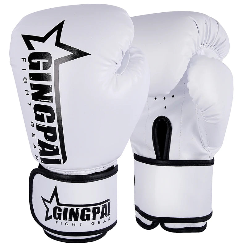 High Quality Adults Kids Women/Men Boxing Gloves Leather MMA Muay Thai Boxe De Luva Mitts Sanda GYM Equipments 8 10 12 6 OZ Boks