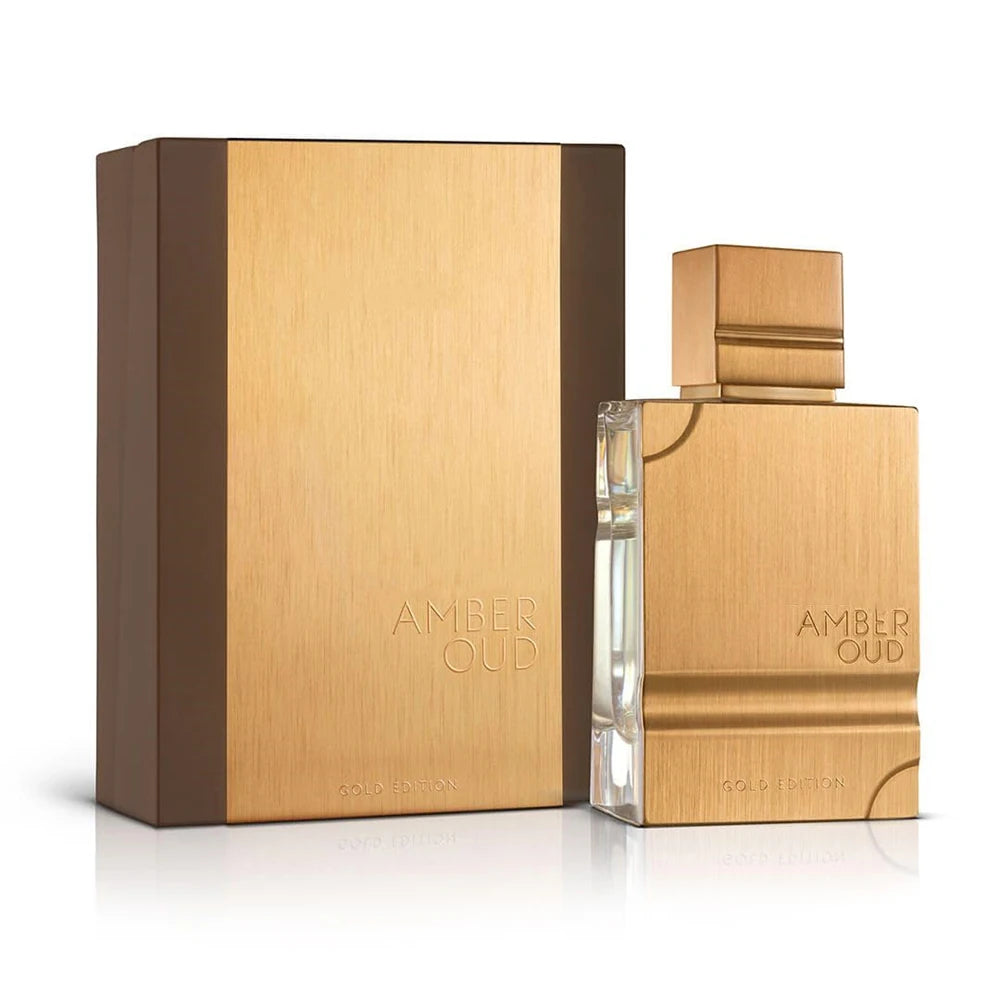 AL ARAMAIN Amber Oud Gold Edition - Arabian Perfume for Women and Men Unisex - Long Lasting Amber - 2 oz