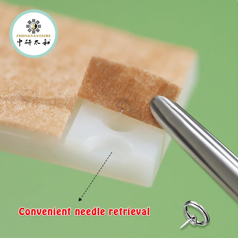 100Pcs/box Disposable Acupuncture Press Needles for Ears Skin Massage Relaxation Stickers New Packaging
