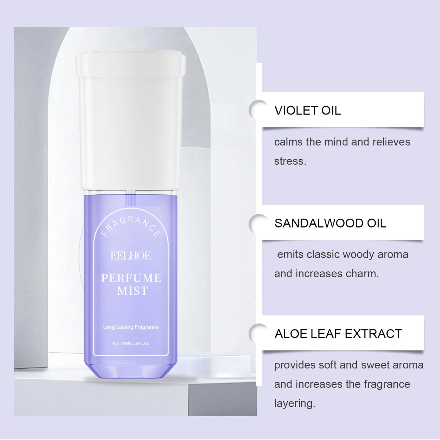 Body Perfume Spray Hair Scent Light Fresh Skin Long Lasting Floral Fragrance Add Personal Charms Size Body Spray for Women