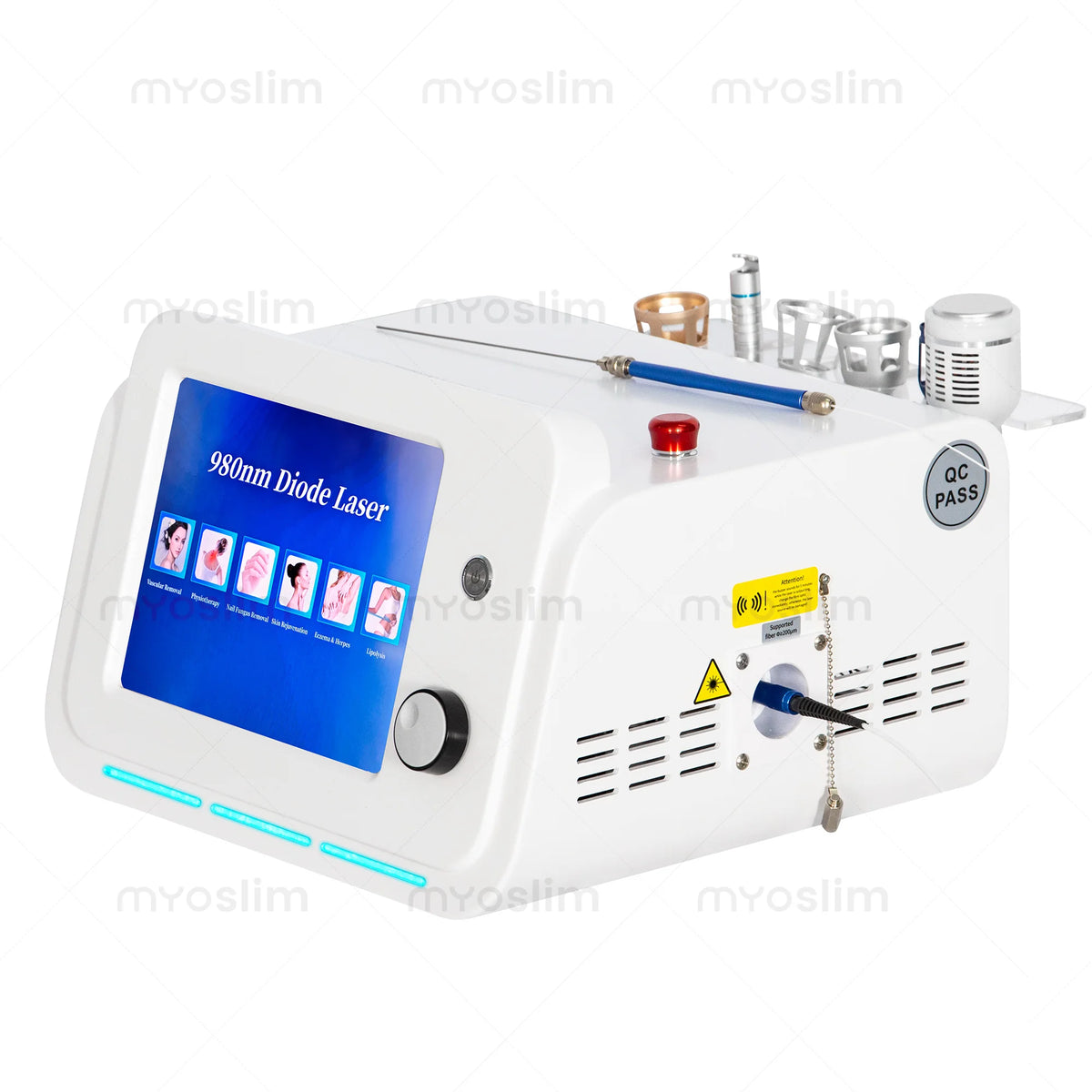 Salon Use 6 in 1 980nm Diode Lase Machine Lipolysis Vascular Improvement Nail Care Skin Rejuvenation Professional Commercial