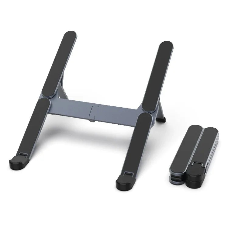 New Laptop Stand With USBHUB Height-Adjustable Cooling Expansion Dock, Foldable Aluminum Alloy