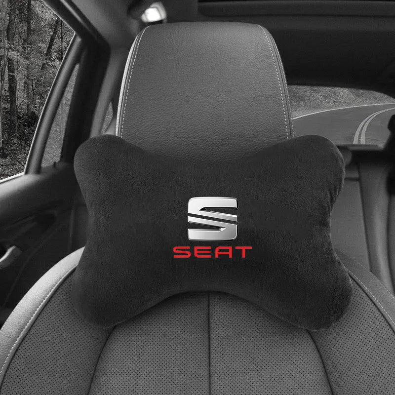 Car Headrest Lumbar Rest Cushion Neck Support Neck Pillow for Seat Leon IBIZA Arona Arosa Ateca Cordobe Exeo Mii Tarraco Leon