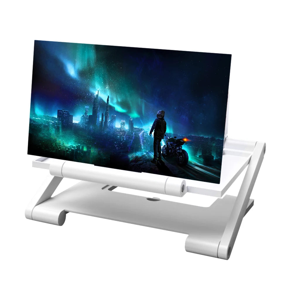 8 inch 3D Screen Amplifier Mobile Phone Screen Video Magnifier HD Expander Projector Smartphone Display Magnifying Bracket