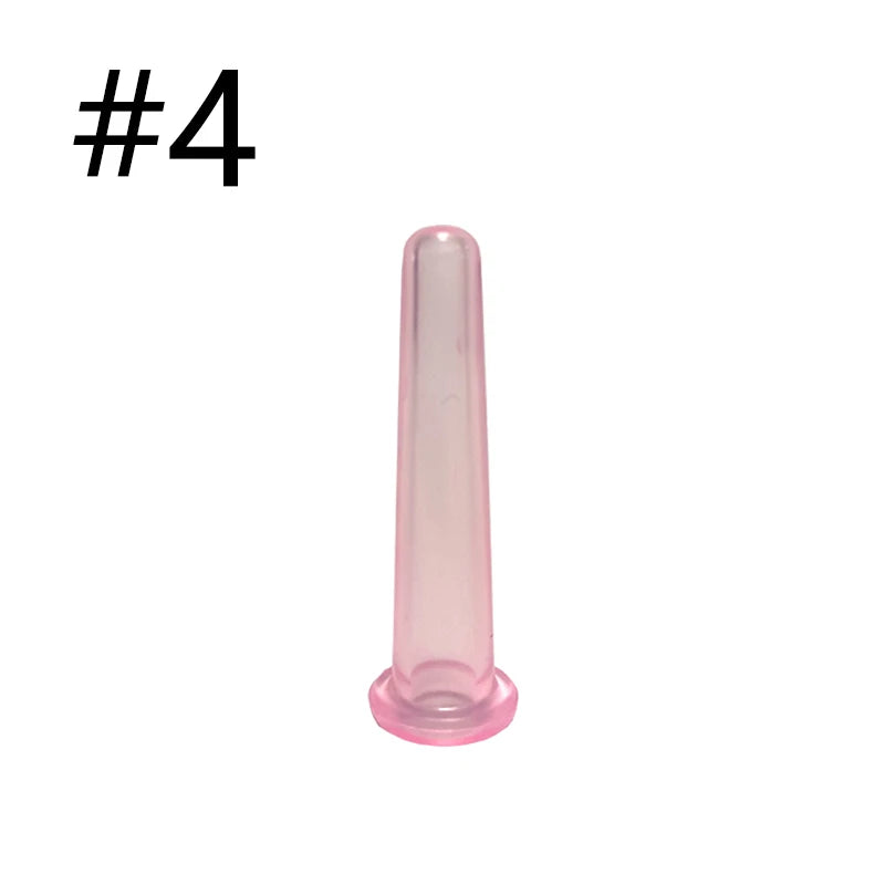 Rubber Face Massager Vacuum Cupping Face Lifting Facial Cups Anti Cellulite Cup Anti-Wrinkle Cupping Therapy Skin Care Beauty