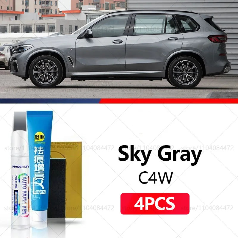Car Paint Repair Pen For 1999-2025 BMW X5 Paint Scratch Repair Accessories 4PCS Black 475 416 White A96 Blue C1M Gray A90