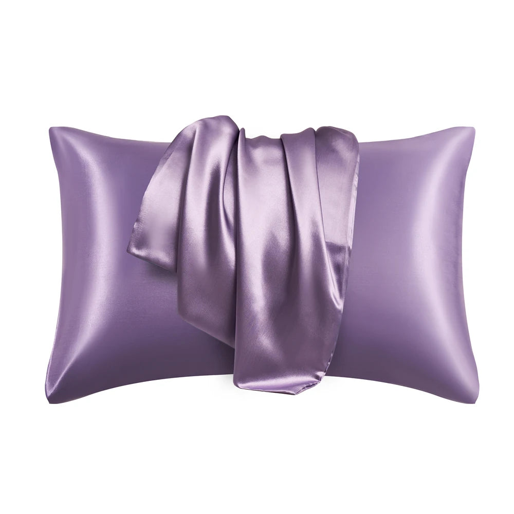 2Piece Natural Mulberry Silk Pillow Case Real Silk Protect Hair Skin Pillowcase Any Size Customized Bedding Pillow Cases Cover