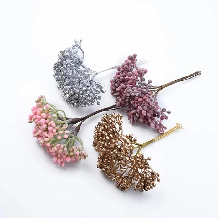 1/3pcs Artificial Flowers Fake Plants Home Room Table Decor Accessory Outdoor Yard Garden Products Wedding Bridal Bouquets Props