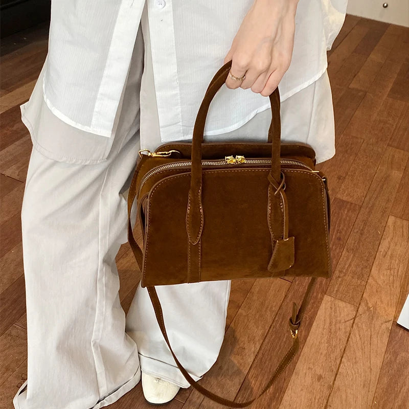 Fashion Large Capacity Tote Bag, Versatile Commute Travel Shoulder Handbag, Casual Korean Premium Luxury High-end Handle Purse