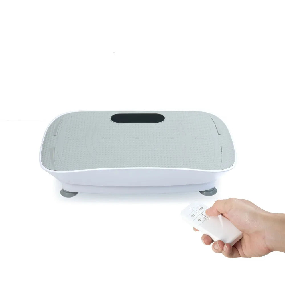 Silent Vibration Platform Crazy Fitness Massage 10-Frequency Weight Loss & Fat Burner Body Shaking Machine For Unisex Grey033,Vibration tablet fitness machine, fat burning fitness shaping machine, portable fitness equipment