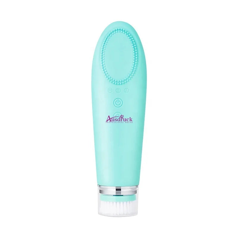 Waterproof Silicone Facial Cleansing Brush Electric Deep Cleaning Pore Exfoliator Soft Skin Care Device Rechargeable  Cleaner