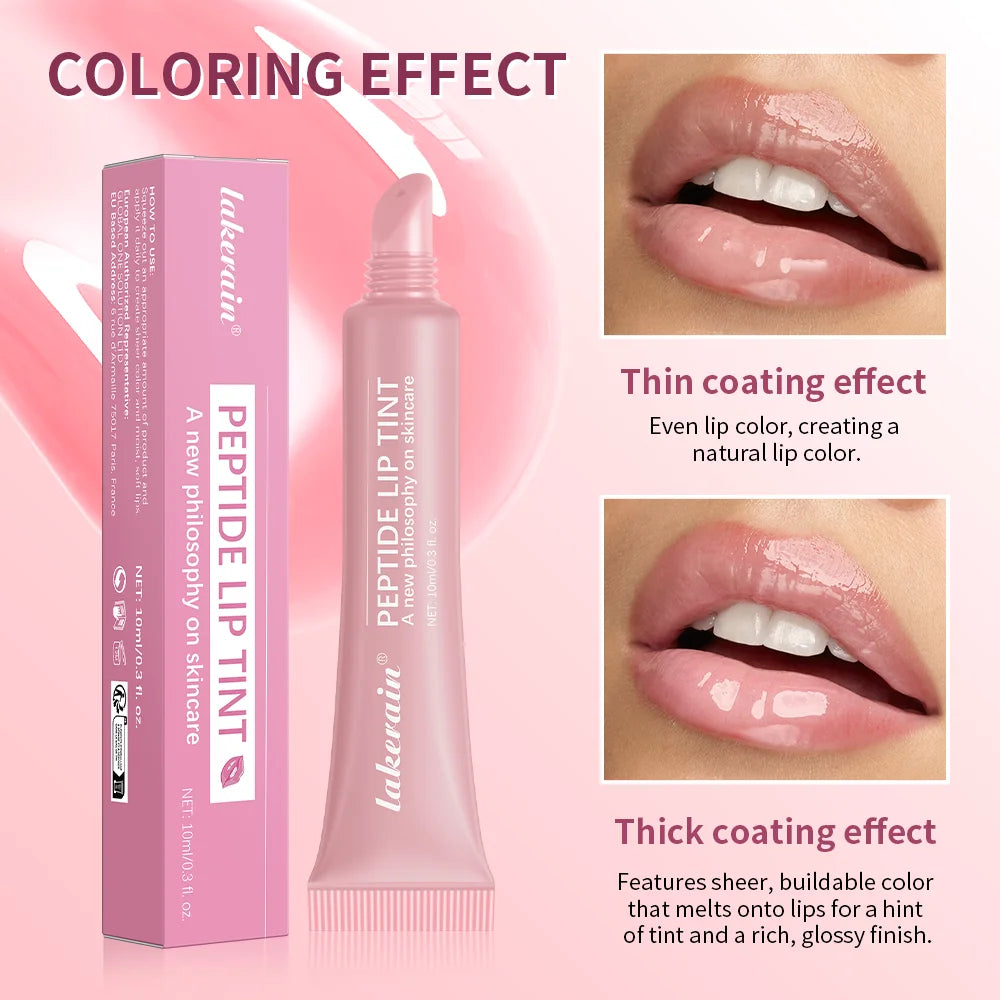 Lip Gross Treatment Moisturizing 10ml Peptide Lip Mask Gel To Remove Dead Skin Lipstick Base Lip Cream Women Lip Care Mask