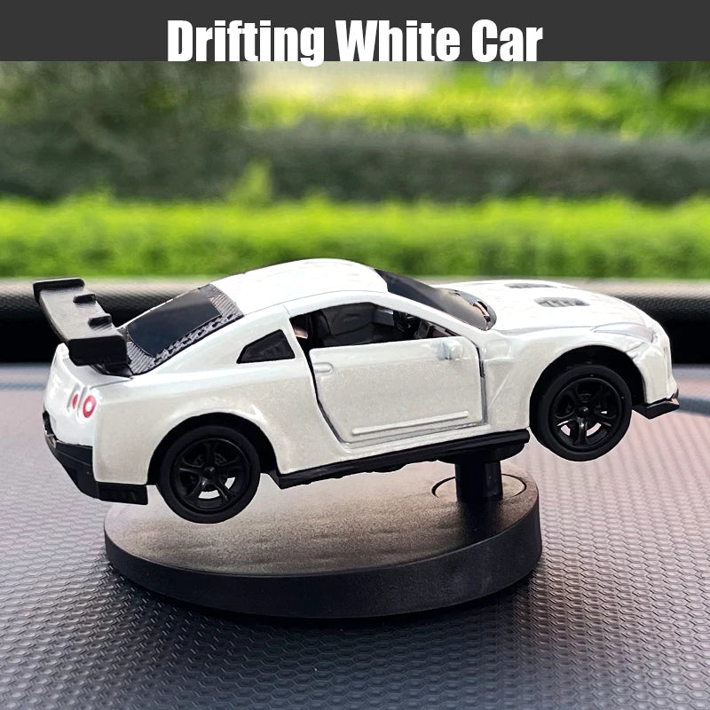 Drift race car ornaments dashboard model sway swing turn cool fun sports racing interior accessories decor items decorations men