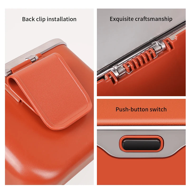 Waterproof Car Garbage Bin Trash can For Chery Jaecoo J7 J8 2023 2025 Auto DoorSide /Seat Back Hanging Storage Box Accessories