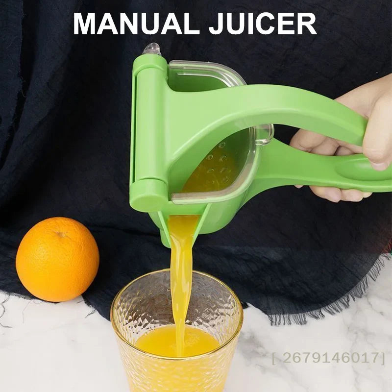 【YY26】1pc Green Multifunctional Juicer Handheld Non-electric Lemon Squeezer Fruit Vegetable Small Juicer Manual Juicer