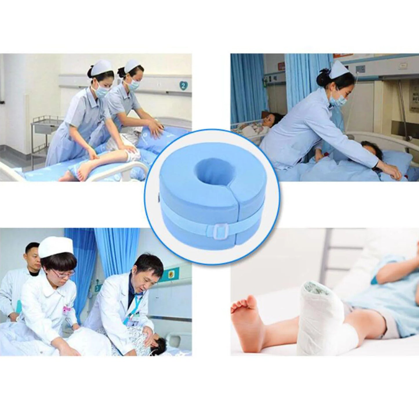 Foot Cushion Donut Foam Pillows Anti-Bedsore Knee Ankle Protector for Patient Post Support Cushion Relieve Foot Pressure