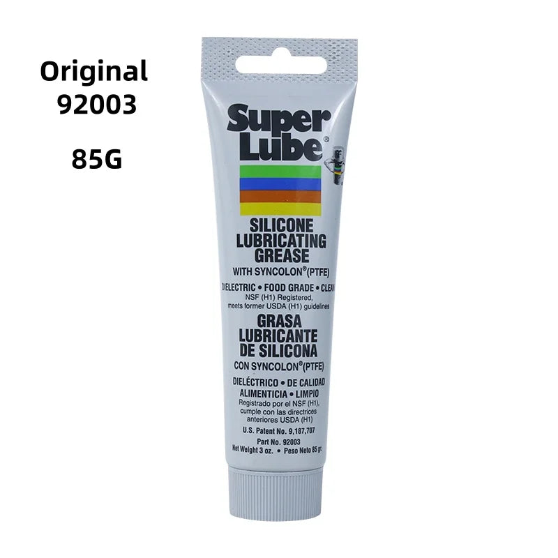 Super Lube 21030 Multi-Purpose Synthetic Grease 3oz 85g NLGI 2 Food Grade PTFE Lubricant for Bearing O-Ring