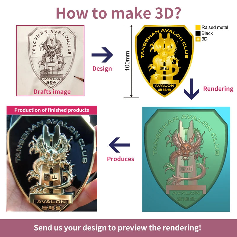 [Minimum 10pcs] Custom Metal Medal with Lanyard Soft Enamel Process Design Stamping 3D Hard Enamel