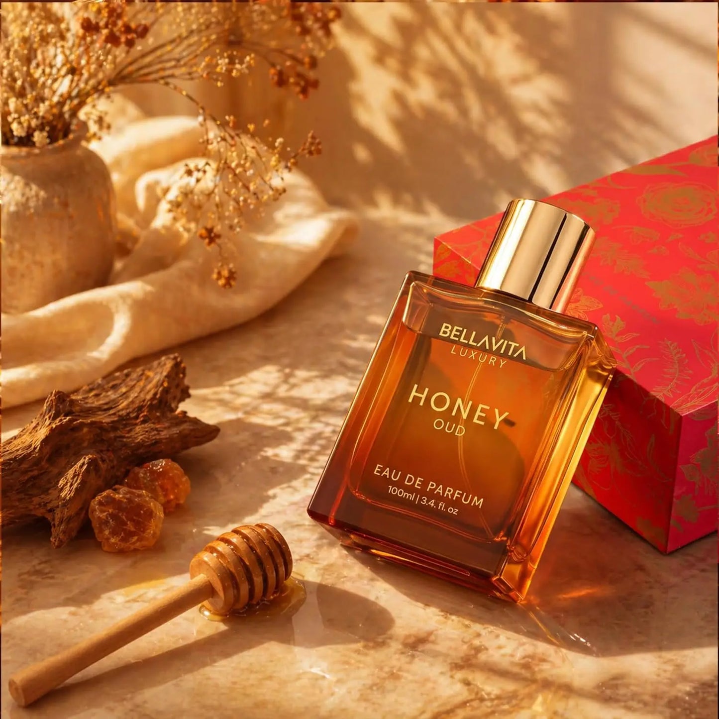 Bellavita Honey Oud & French Avenue Aether Extrait Eau De Parfum Set, Oriental Oud & Woody Aromatic Long Lasting Unisex Perfume Collection 100ml Each