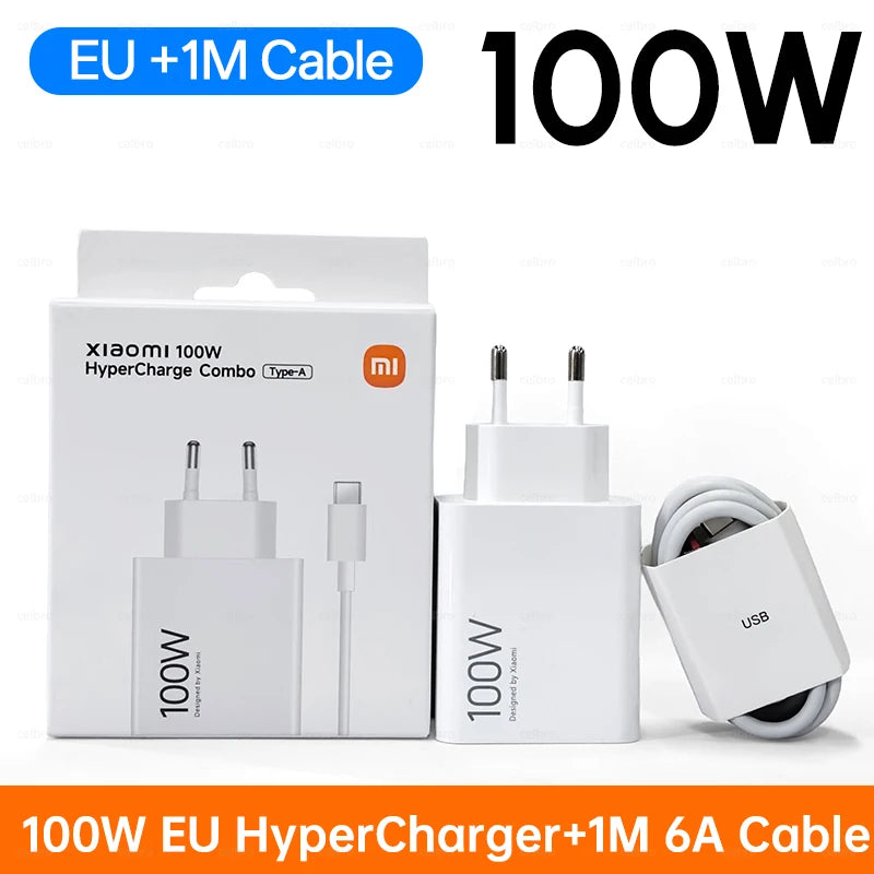 Xiaomi 17 17T Pro 100W Original Charger Type C Fast Turbo Charger For Mi 15 14 Pro Ultra Charger Redmi K90 K80 Max POCO X8 F7 F8