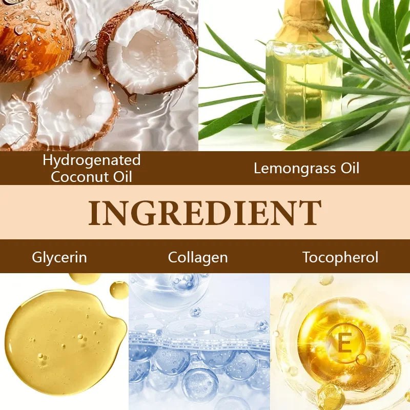 Coconut Massage Oil. Non-Greasy Hydration. Natural Cocos Nucifera Extract. Lauric Acid Moisturizer. Nourishing Fast Absorption.