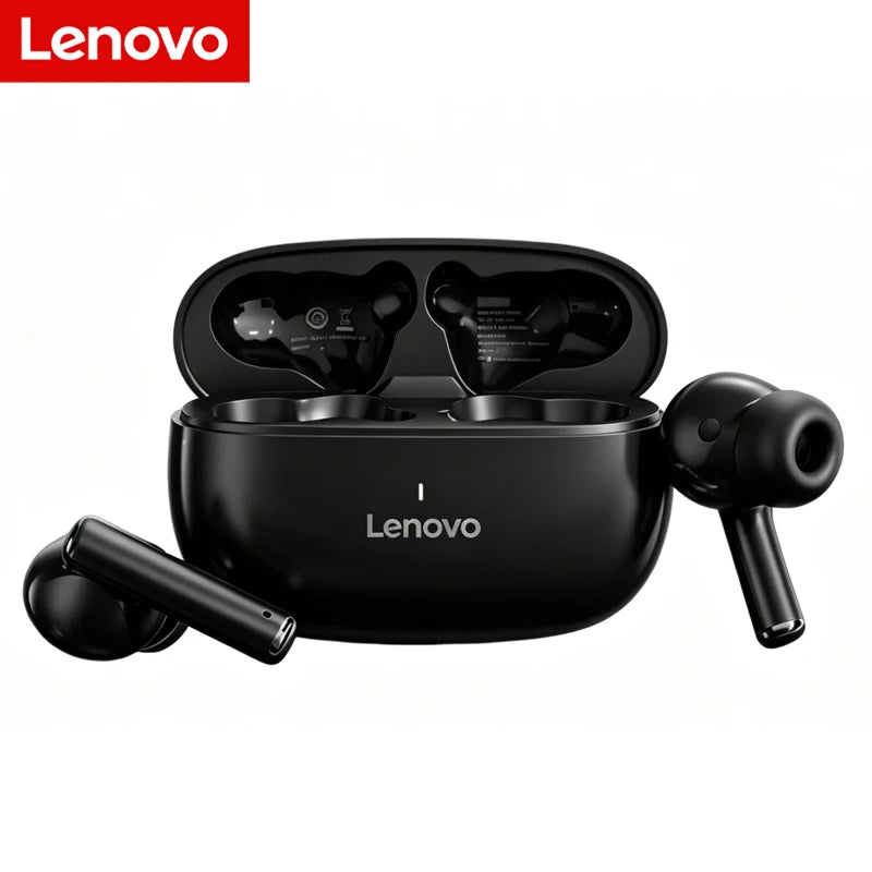 Lenovo TA210 Bluetooth Wireless Headphones Built In Microphone Charging Port Noise Isolating Comfortable Over Ear Headset C New