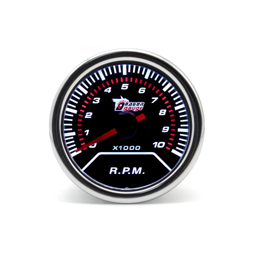 2" 52mm Universal 12V Car Turbo Boost Gauge BAR PSI Vacuum Water Temp Oil Temp Oil Press Exhaust Temp Gauge Tachometer RPM Meter