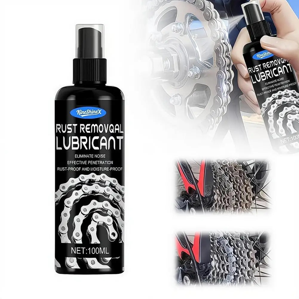 Bicycle And Motorcycle Chain Lubricant Reducing Wear Strong Rust Remover Smooth & Reliable Chain Protector