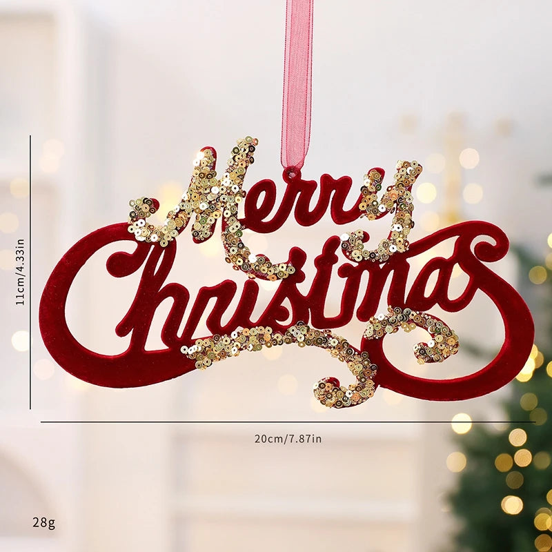 Xmas Tree Accessories Christmas Decorations 2026 Christmas Party Ornament Hanging Pendants Room Decor Wall Decor Navidad