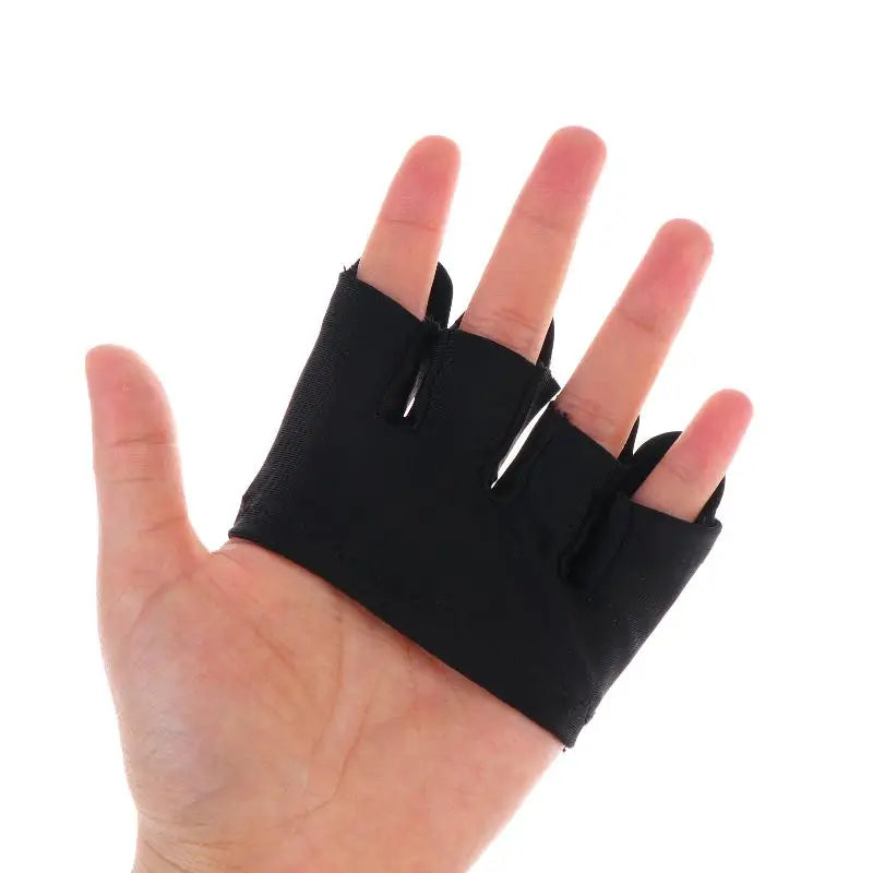 1Pair Gym Fitness Half Finger Gloves Men Women For Workout Glove Power Weight Lifting Bodybuilding Hand Protector