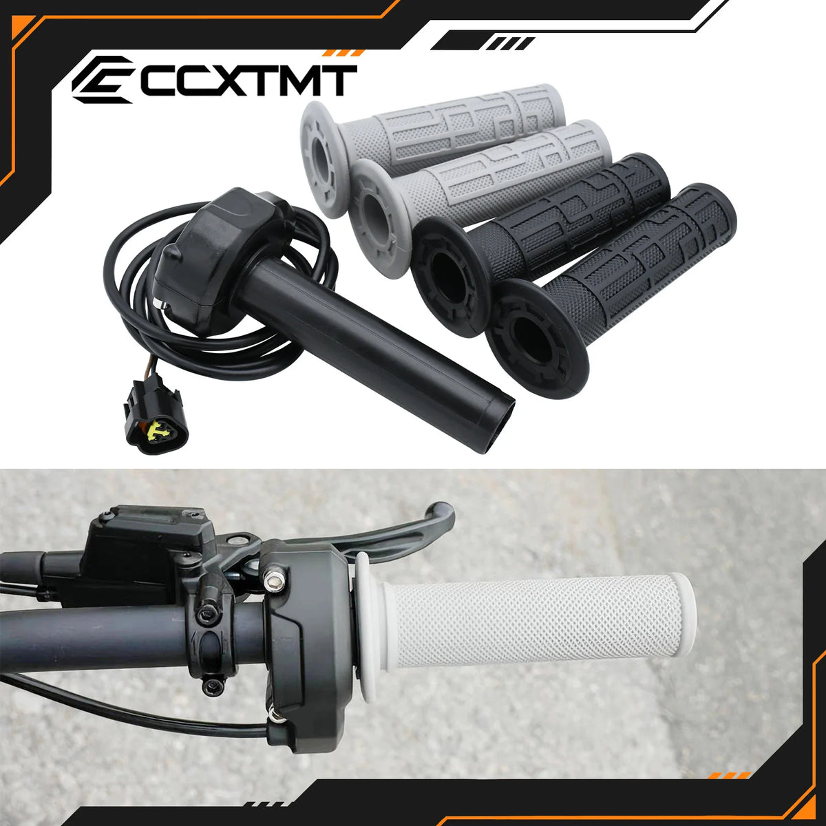 Motorcycle Handlebar Accelerated Handle Throttle Throttle Turn Grip For SUR-RON Surron Light Bee S X Electric Motocross Parts
