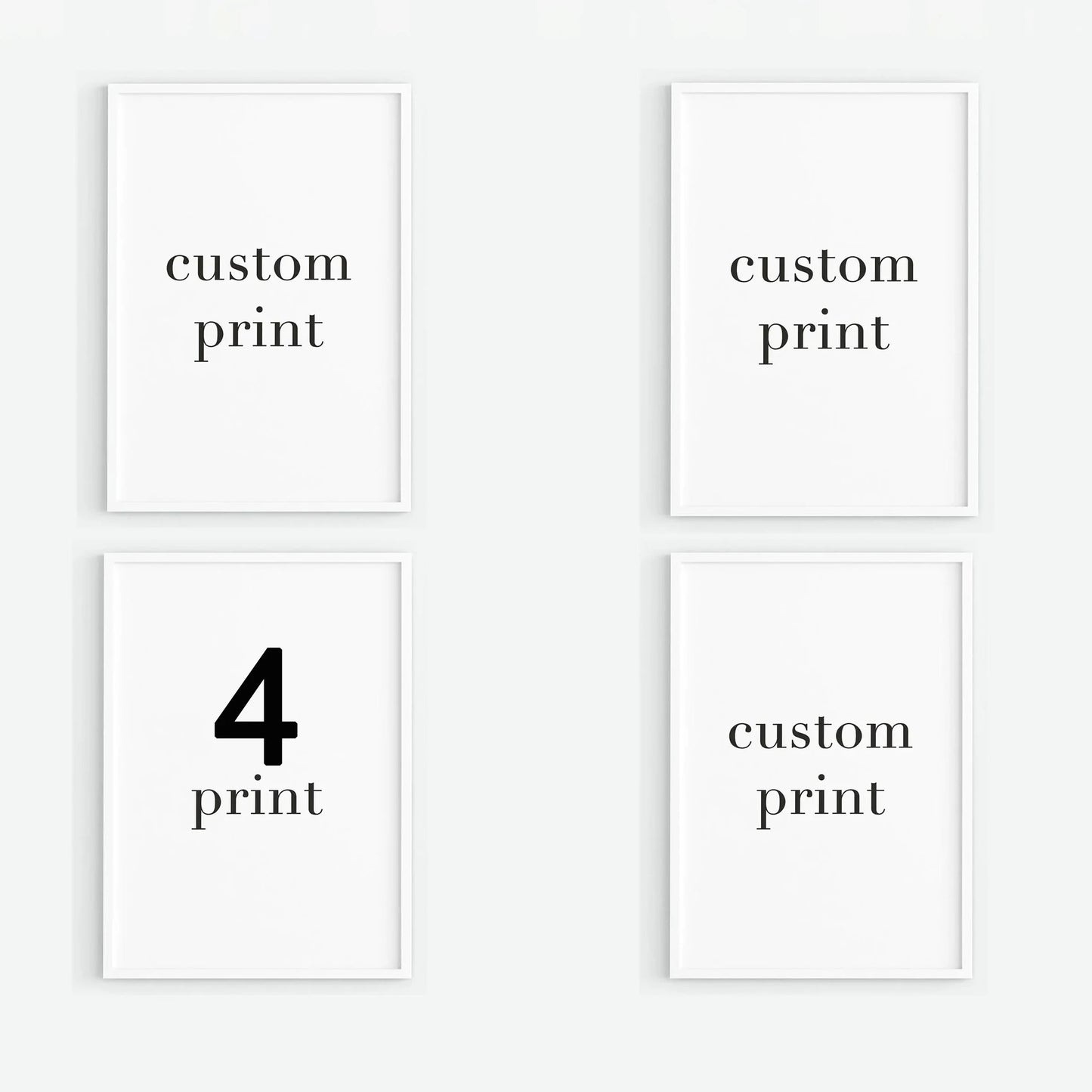 Custom Print Canvas Painting By Your Photo Canvas Poster Personal Gift Customize Figure Animal Pets Pictures Home Decor Prints