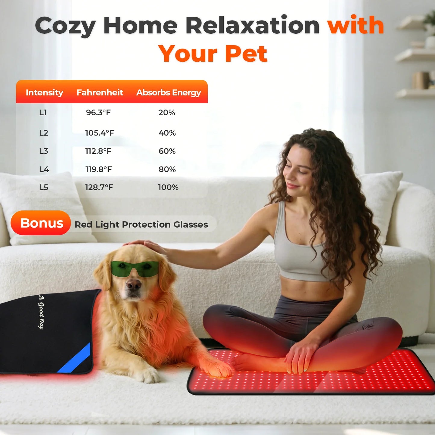 3 Wavelength 460nm 660nm 850nm Red Near Infrared Therapy Belt For Yoga Sports Waist Back Shoulder Arm Muscle Soreness Skin Care