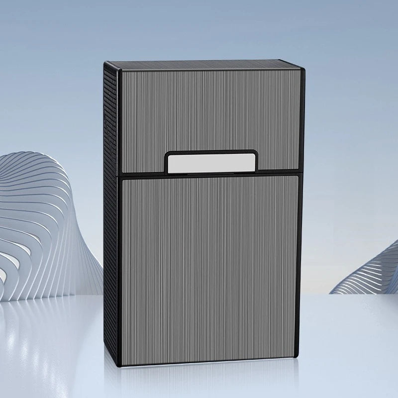 Aluminum Plastic Tobacco Holder Box Portable King Size Regular Cigarette Storage Container Outdoor Daily Smoking Accessories