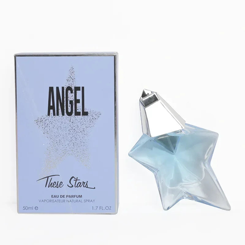 50ml Blue Star Bottle Perfume Fresh Sweet Scent Eau De Parfum Spray For Women Party And Dating