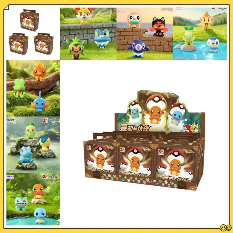 Funism Pokemon 30th Anniversary Original Partners Series Blind Box Charmander Starter Pokemon Ball Charmander Squirtle Figure