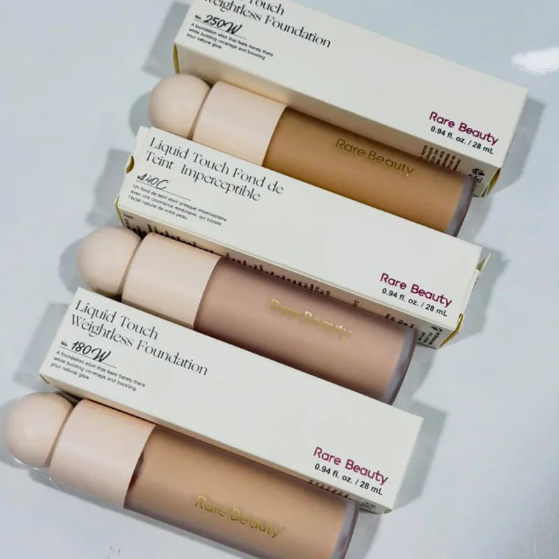 Rare Beauty Matte Touch Weightless Foundation Liquid Blendable Covers Flaws Dark Circles Freckles Acne Coverage Face Base Makeup