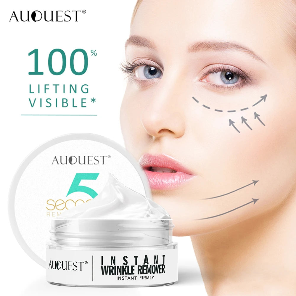 AUQUEST 5 Seconds Instant Anti Wrinkle Face Cream Peptide Anti Aging Lifting Firming Nourish Facial Cream Skin Care