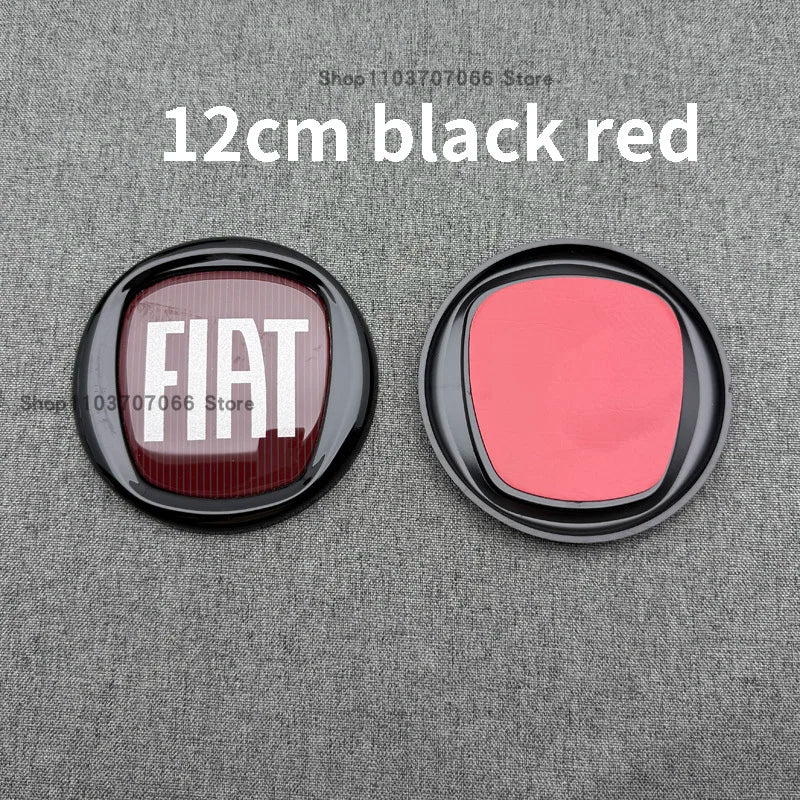 for FIA Sedici Punto Bravo Toro Qubo Car Front Hood Bonnet Emblem Rear Tail Bumper Trunk Sticker Badge Styling Auto Accessories