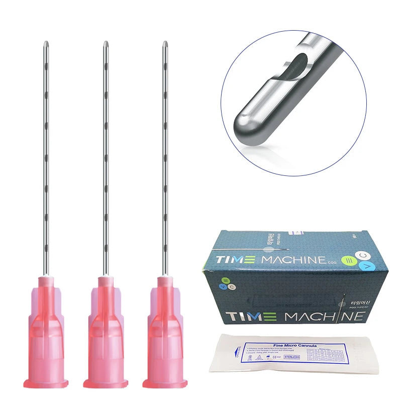 Factory Disposable Blunt-tip Cannula 22g 23G 25G 27G 18G 30G 50mm 70mm Blunt Fine canula Micro Blunt tip Cannula Tool Parts