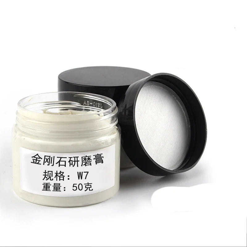 1pc 50G Diamond Paste Compound Mirror Polishing Lapping Syringes Glass Jade Jewelry Metal Buffing Abrasive Tools