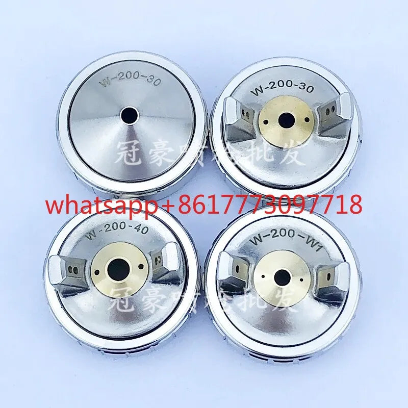 1PCS WA-200 automatic spray gun accessories W-200-G2P/K2/R2/W1/W2/30/40 atomizing cap w200 needle nozzle