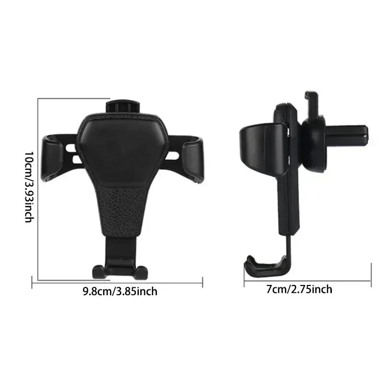Universal Gravity Car Phone Holder Air Vent Clip Mount Mobile Auto Stand Smartphone GPS Support