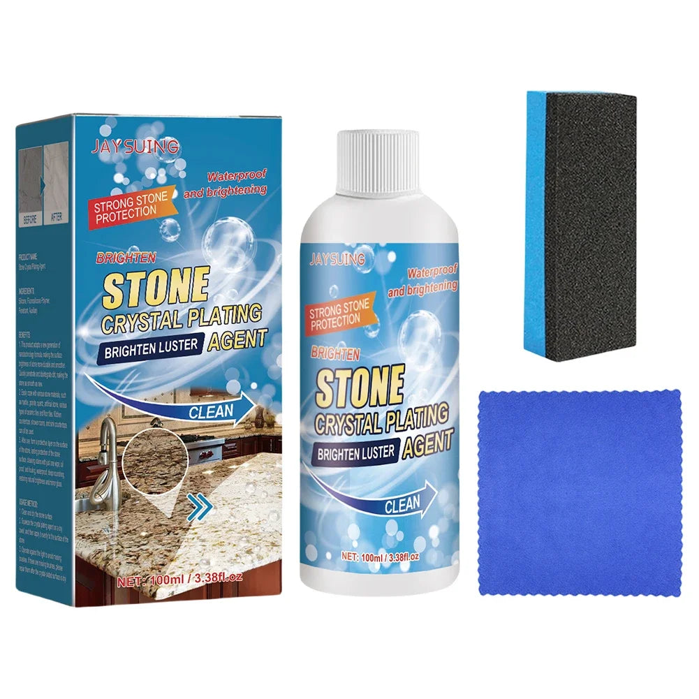 Stone Crystal Plating Agent Stone Crystal Plating Brighten Luster Agent Stone Stain Remover Cleaner Marble Crystal Plating Agent