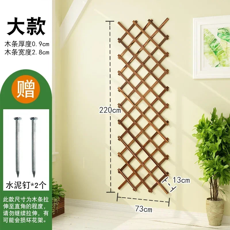 Anti-corrosion Flower Shelf Solid Wood Indoor Hanging Wall Balcony Decoration Layout Living Room Potted Plant shelevs Furniture