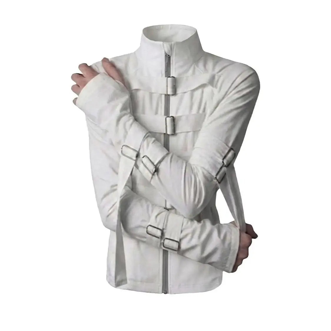 Y2k New Solid Color Stand Up Collar Buckle Design Retro Women Jacket Streetwear High Street Men and Women Hoodie