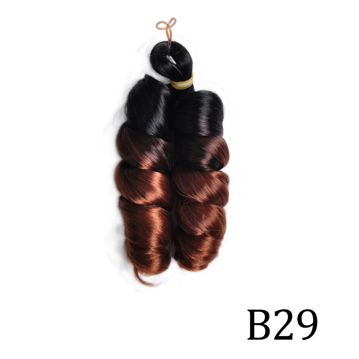 Loose Curly Braiding Hair 12 inch Pre Stretched Bouncy Braiding Hair Easy Braid Crochet Hair Wavy Curls Synthetic Hair Bulk