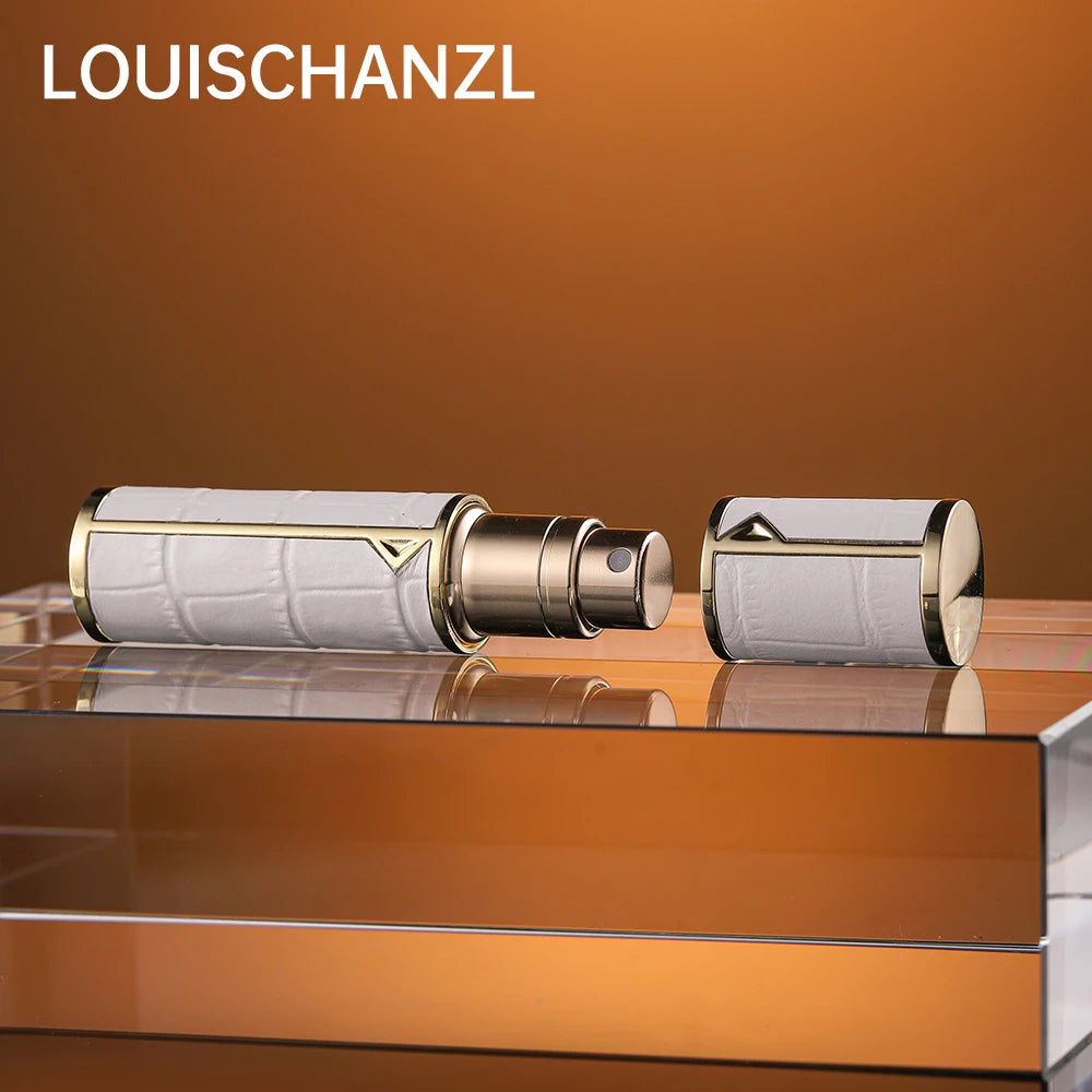 Louischanzl Perfume Atomizer Portable Liquid Cosmetics Containers Traveling 5ml Alcochol Perfume Refillable Bottles Empty Spray